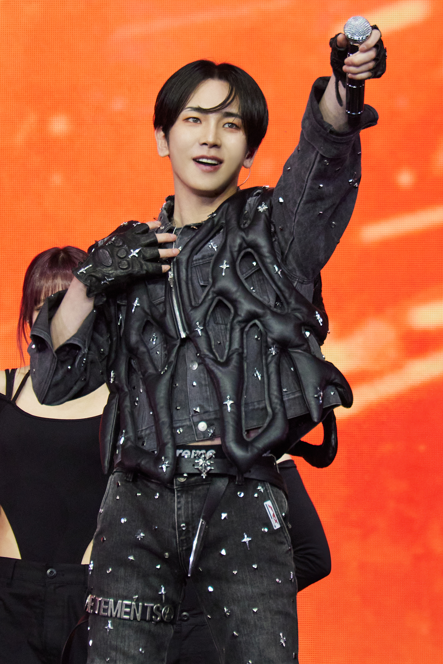 Key of boy band SHINee performs at the “SMTOWN Live 2025 [The Culture, The Future] in Seoul” held at the Gocheok Sky Dome in western Seoul on Jan. 11 and 12. [SM ENTERTAINMENT]