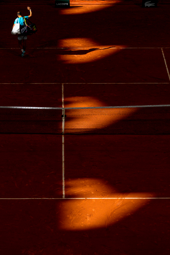 The Last Salute - Gold Medal - Tennis. Rafael Nadal waves goodbye.  [LIONEL HAHN/WSPA]