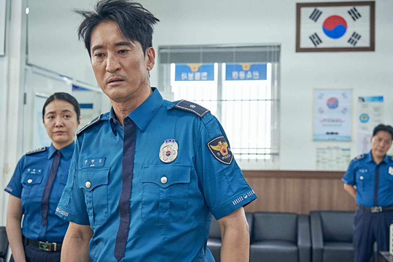 A still from “Thunderstruck Cop,″ featuring actor Shin Hyun-joon [JNC MEDIA GROUP]