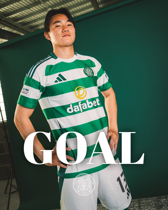 A picture of Yang Hyun-jun shared on Celtic's official Facebook page on Jan. 14. [SCREEN CAPTURE]