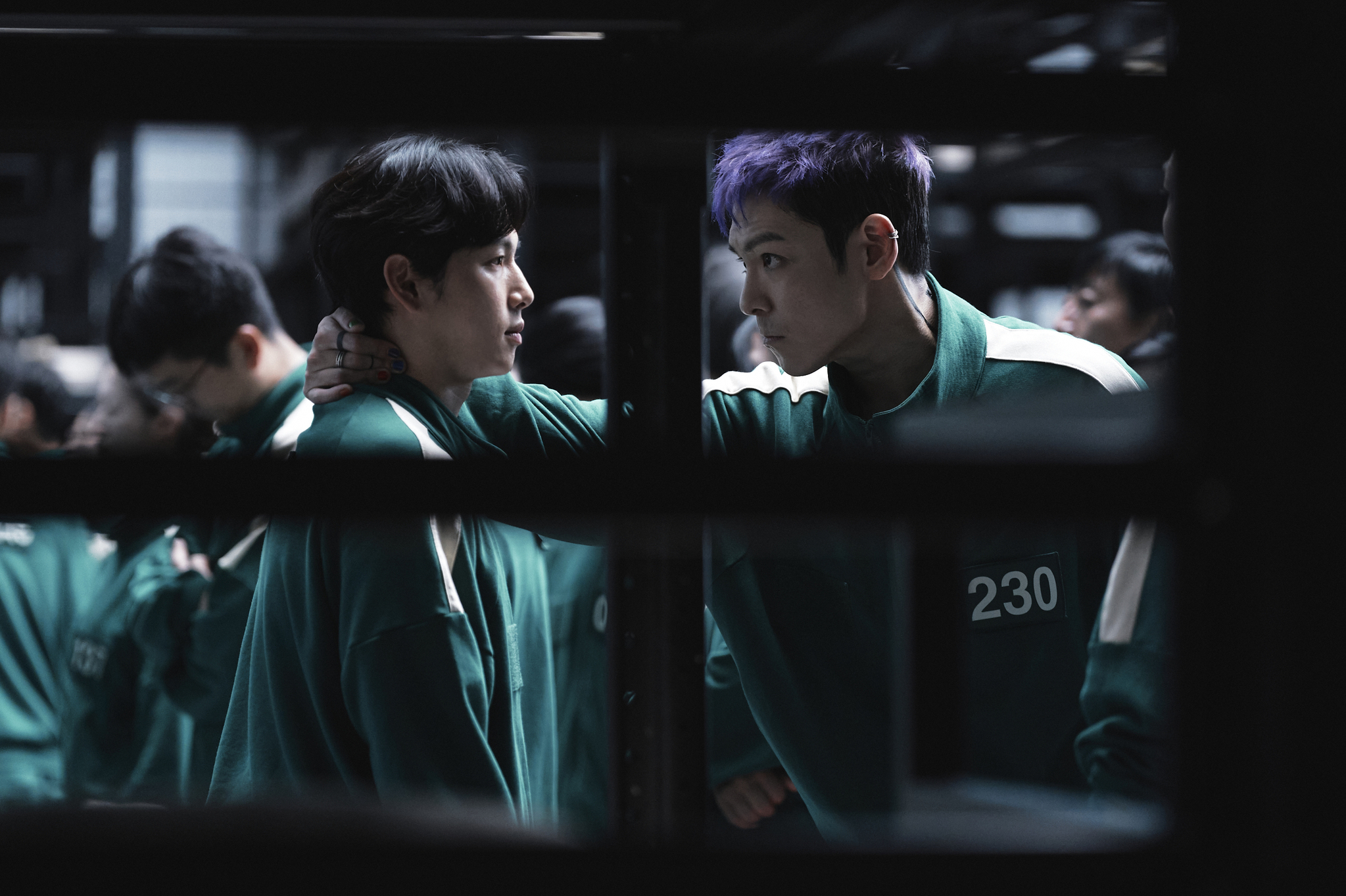 A still from ″Squid Game″ (2021-) season two, featuring actor Choi Seung-hyun on the right [NETFLIX]