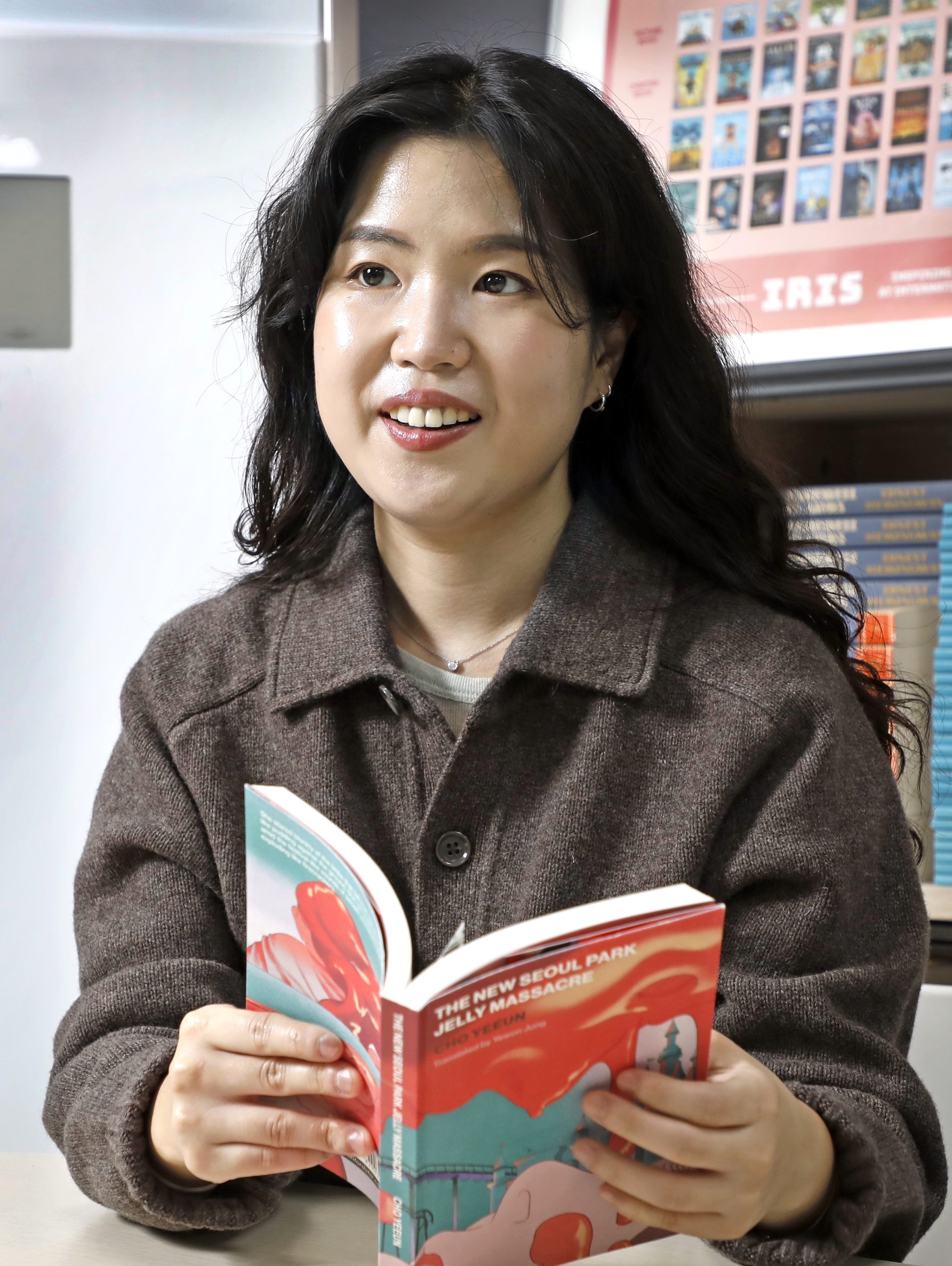 Author Cho Ye-eun speaks to the Korea JoongAng Daily in an interview at DB Books' office in Seongdong District, western Seoul, on Oct. 22, 2024. [PARK SANG-MOON]