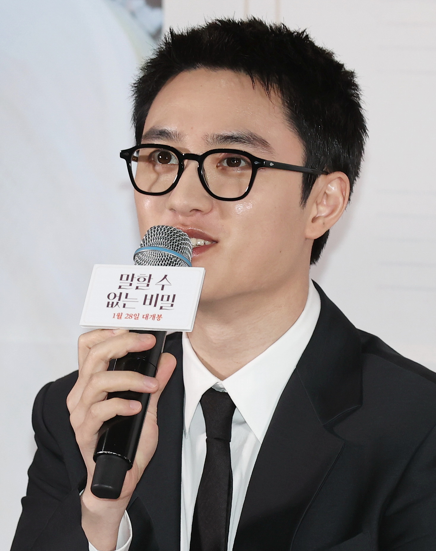 Doh Kyung-soo speaks during a press conference held on Jan. 14 at Megabox COEX in Gangnam District, southern Seoul. [YONHAP]