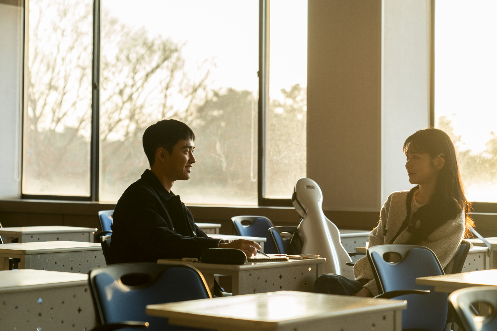 A still from the upcoming film ″Secret: Untold Melody,″ featuring Doh Kyung-soo, left, and Shin Ye-eun [PLUS M ENTERTAINMENT]