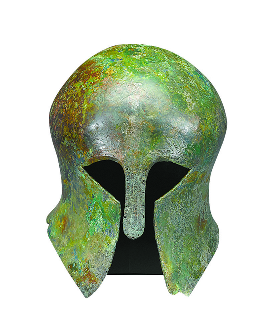 An ancient Greek bronze helmet that was given as a victory memento to marathoner Sohn Kee-chung when he won the gold medal at the 1936 Summer Olympic Games held in Berlin will be on display. [NATIONAL MUSEUM OF KOREA]