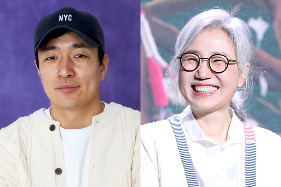 Director Lee Byeong-heon, left, and screenwriter Kim Eun-sook [NETFLIX, NEWS1]