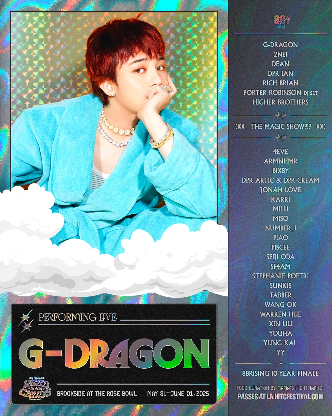 An official poster for this year’s Head in The Clouds Los Angeles festival [GALAXY CORPORATION]