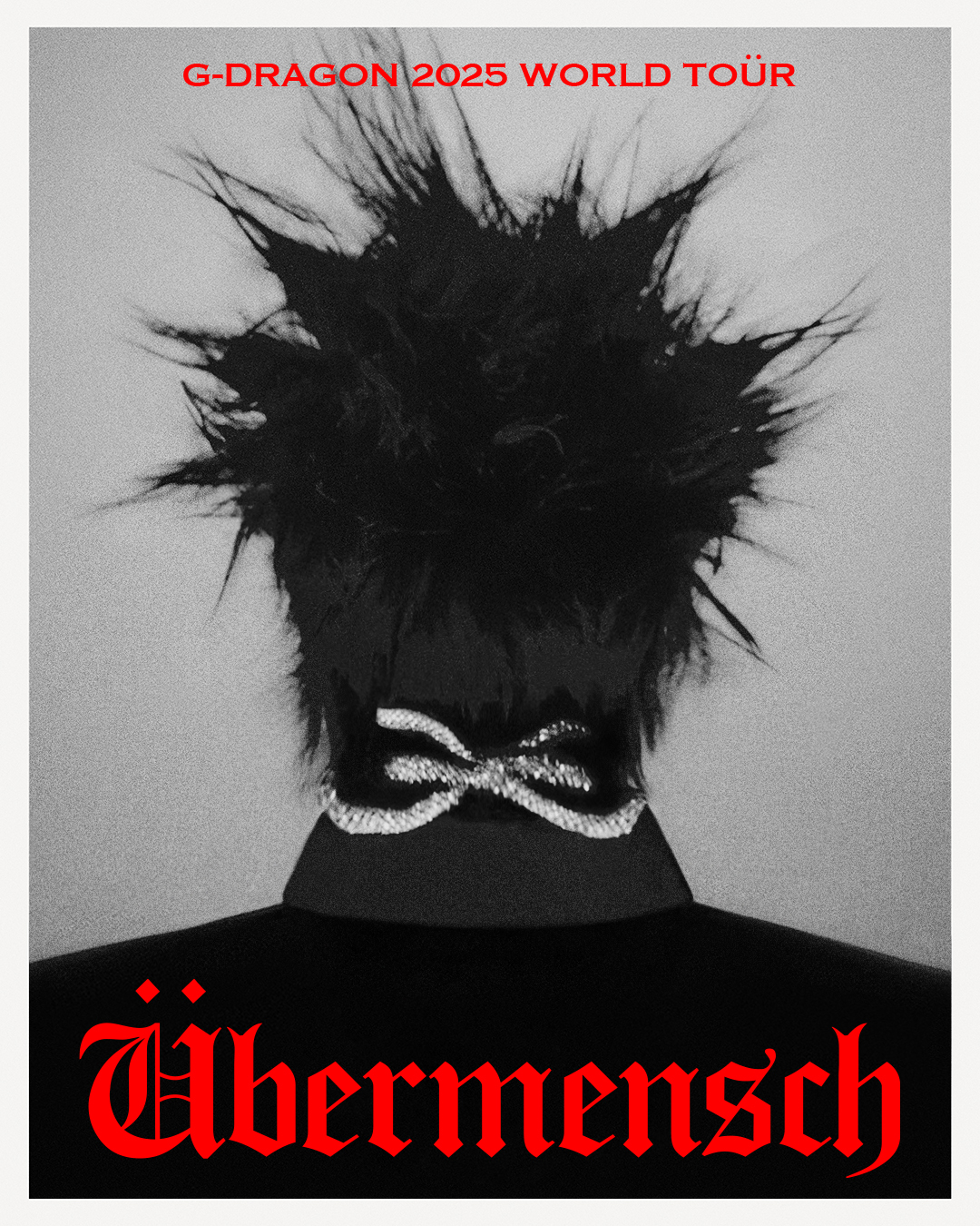 A promotional image for G-Dragon's upcoming world tour “Ubermensch” [GALAXY CORPORATION]