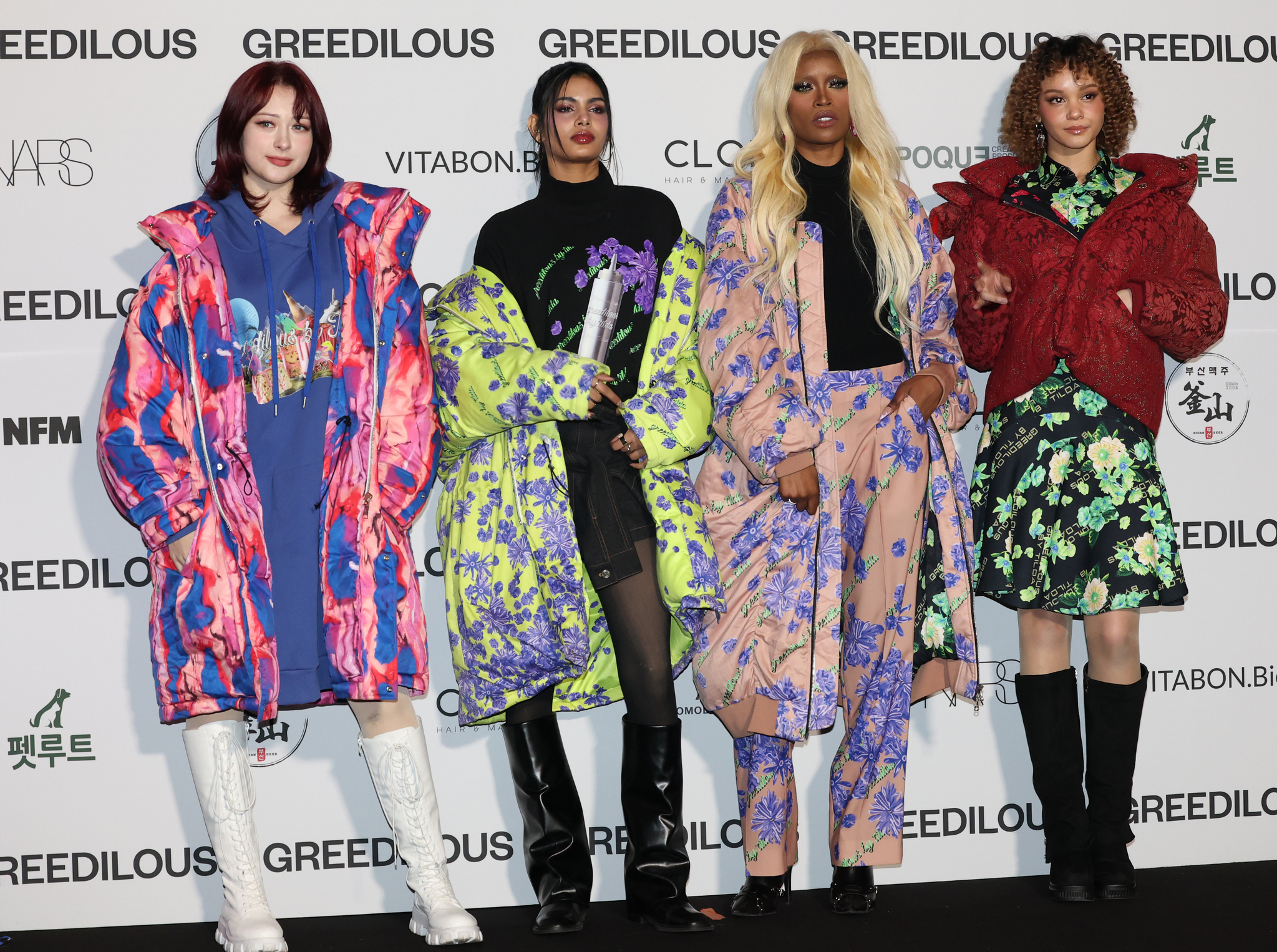 Girl group Blackswan attends Seoul Fashion Week 2025 Fall/Winter at Dongdaemun Design Plaza in Jung District, central Seoul, on Feb. 6. [NEWS1]