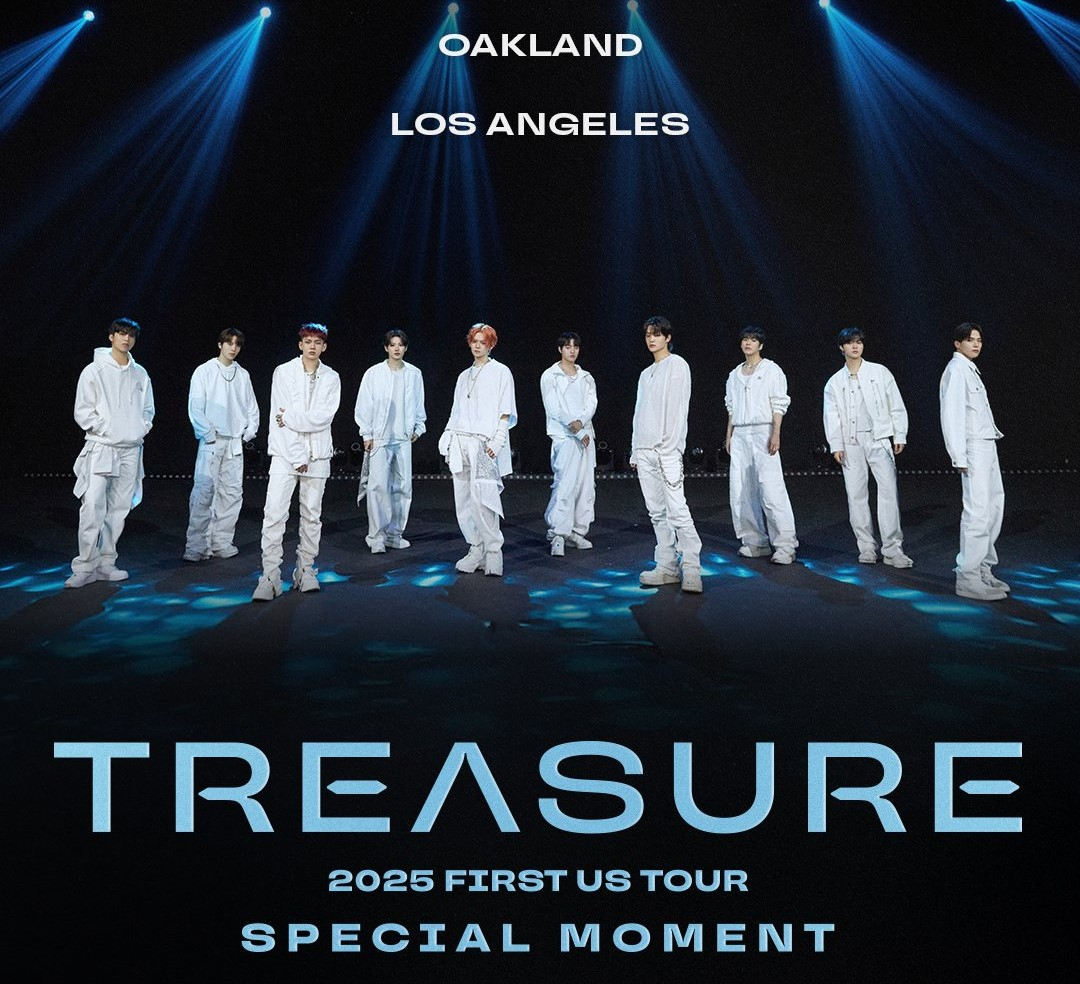 An official poster for Treasure's “Special Moment” tour [YG ENTERTAINMENT]