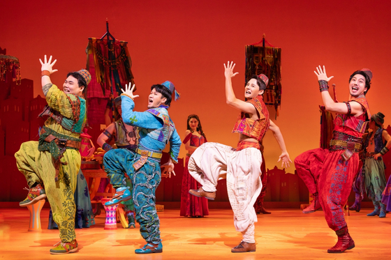 A scene from the ongoing musical ″Aladdin″ at Charlotte Theatre in Songpa District, southern Seoul [S&CO]