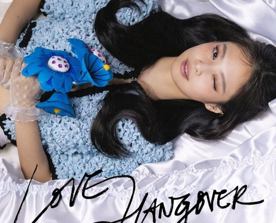 Cover of Jennie's new music, ″Love Hangover,″ released Jan. 31 [OA ENTERTAINMENT]