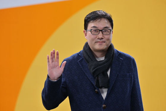 Kim Young-jo, the director of KBS Drama Center poses for photos for the 2025 KBS drama press conference held in Yeouido, western Seoul, on Thursday. [KBS]