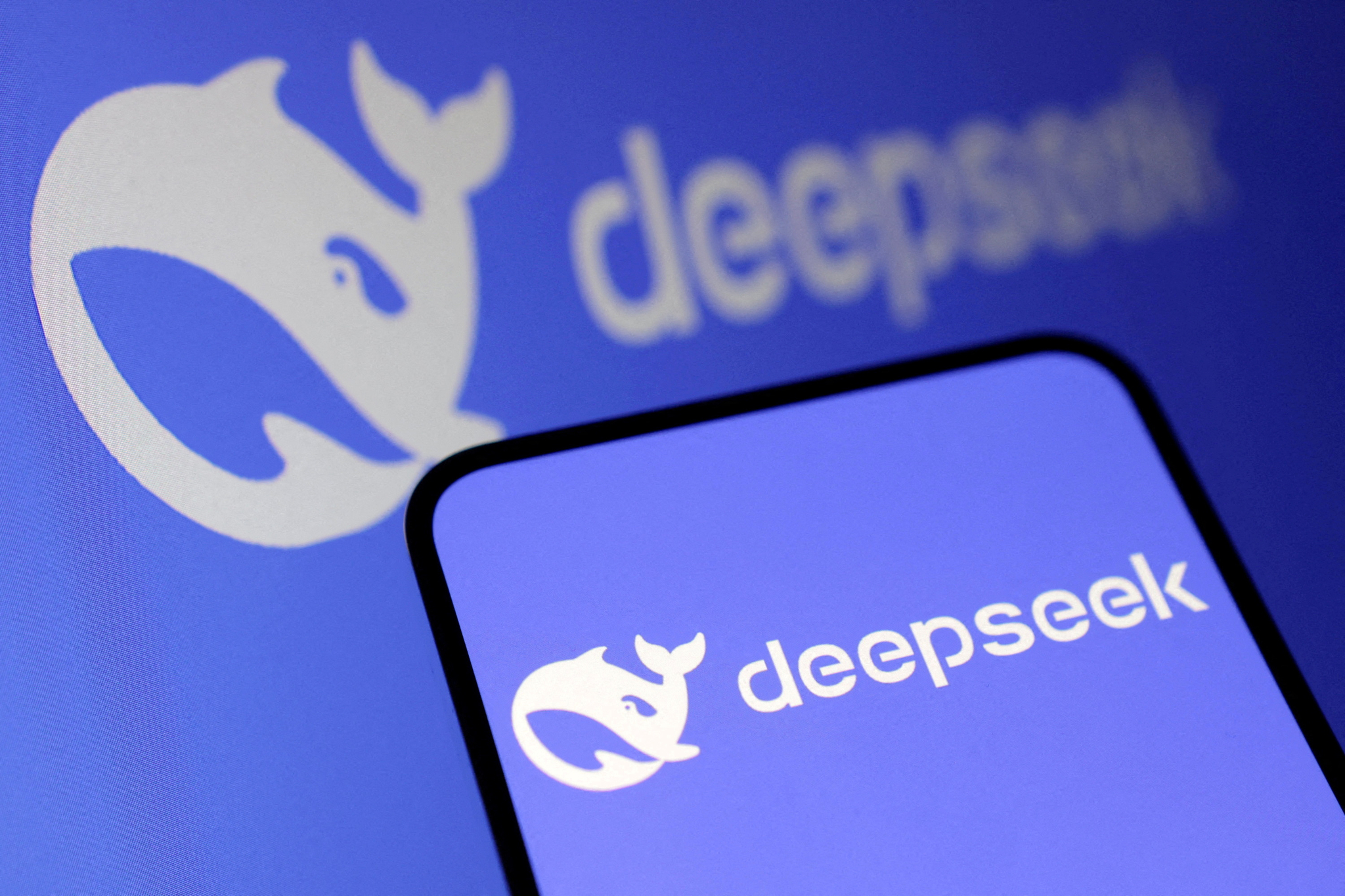 The Deepseek logo is seen in this illustration taken on Jan. 27, 2025. [REUTERS/YONHAP]