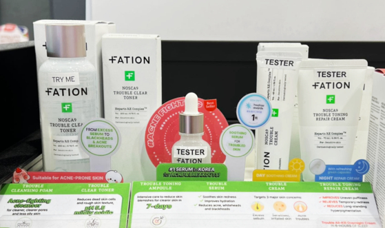 The skin care products of Fation are available in five Asian markets: China, Japan, Vietnam, Malaysia and Singapore. [DONG-A PHARMACEUTICAL]