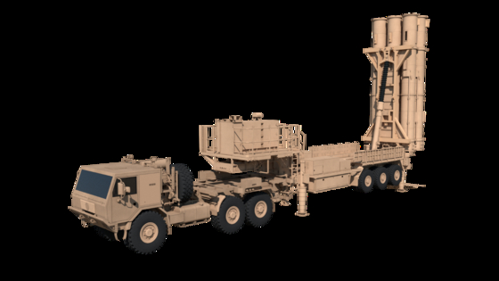 Hanwha Aerospace developed an integrated anti-ballistic missile system, including an L-SAM Launcher. [HANWHA AEROSPACE]