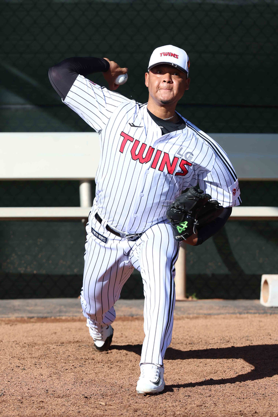 LG Twins pitcher Elieser Hernandez [LG TWINS]