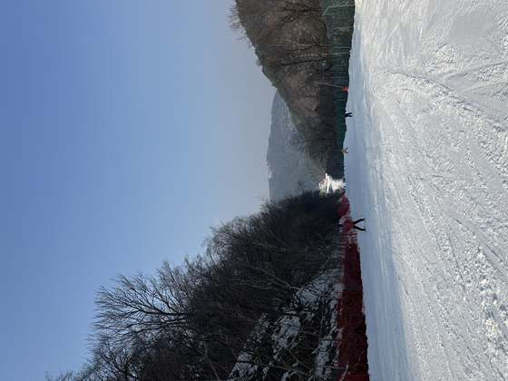 The view from Rainbow Paradise at Mona Yongpyong. [MONICA CHIN]