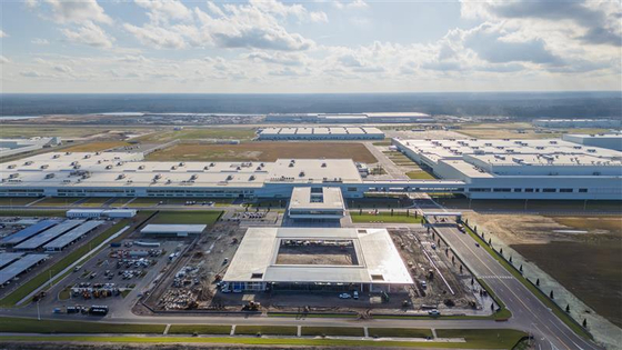 An aerial view of Hyundai Motor Group's Metaplant in Georgia in construction [HYUNDAI MOTOR]