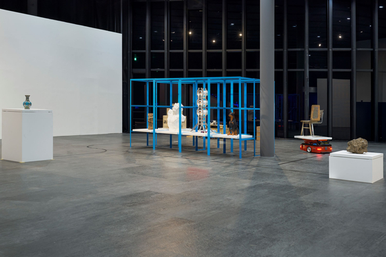 Works by yang02 are on view at the Nam June Paik Art Center in Yongin, Gyeonggi, as part of the ″Random Access Project 4.0″ exhibition. [NAM JUNE PAIK ART CENTER]