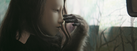 A still from ″Human Mask″ (2014) by Pierre Huyghe [LEEUM MUSEUM OF ART]