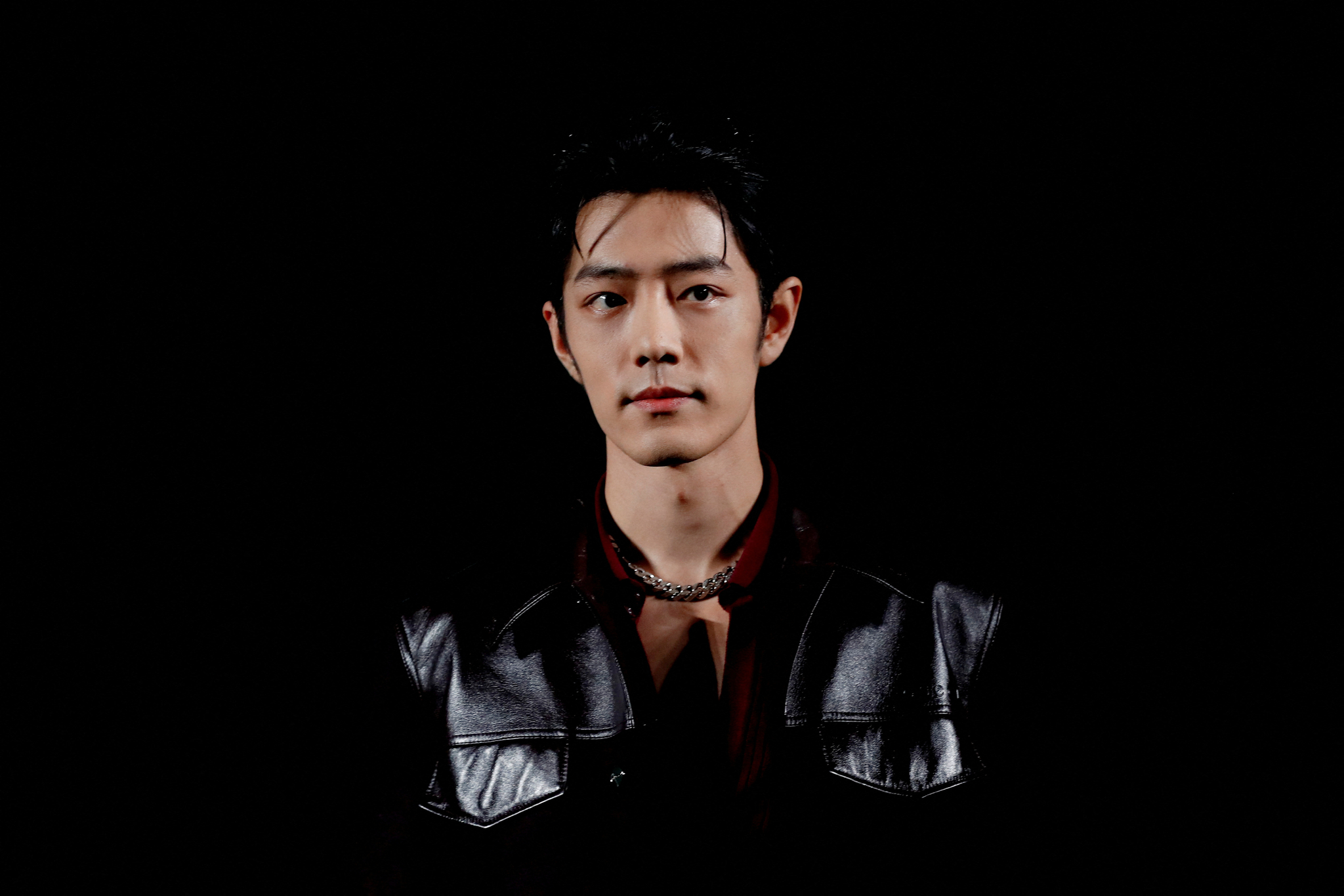 Xiao Zhan attends the Gucci Fall-Winter 2025/2026 collection presentation during Fashion Week in Milan, Italy, on Feb. 25. [REUTERS/YONHAP] 