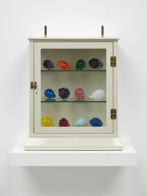 "Still Life (medical cabinet) VI" by Mona Hatoum [WHITE CUBE]
