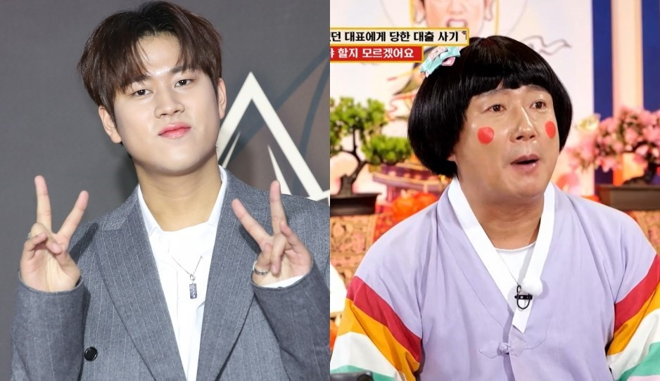 Singer Lee Mu-jin, left, and comedian Lee Su-geun [NEWS1, SCREEN CAPTURE]