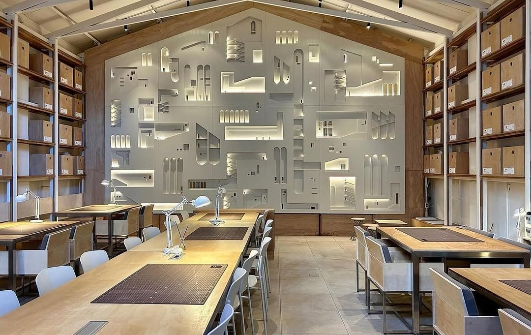 Foreplan in Seongdong District, eastern Seoul is a cafe that is built in the style of an architect's working space. [FOREPLAN] 
