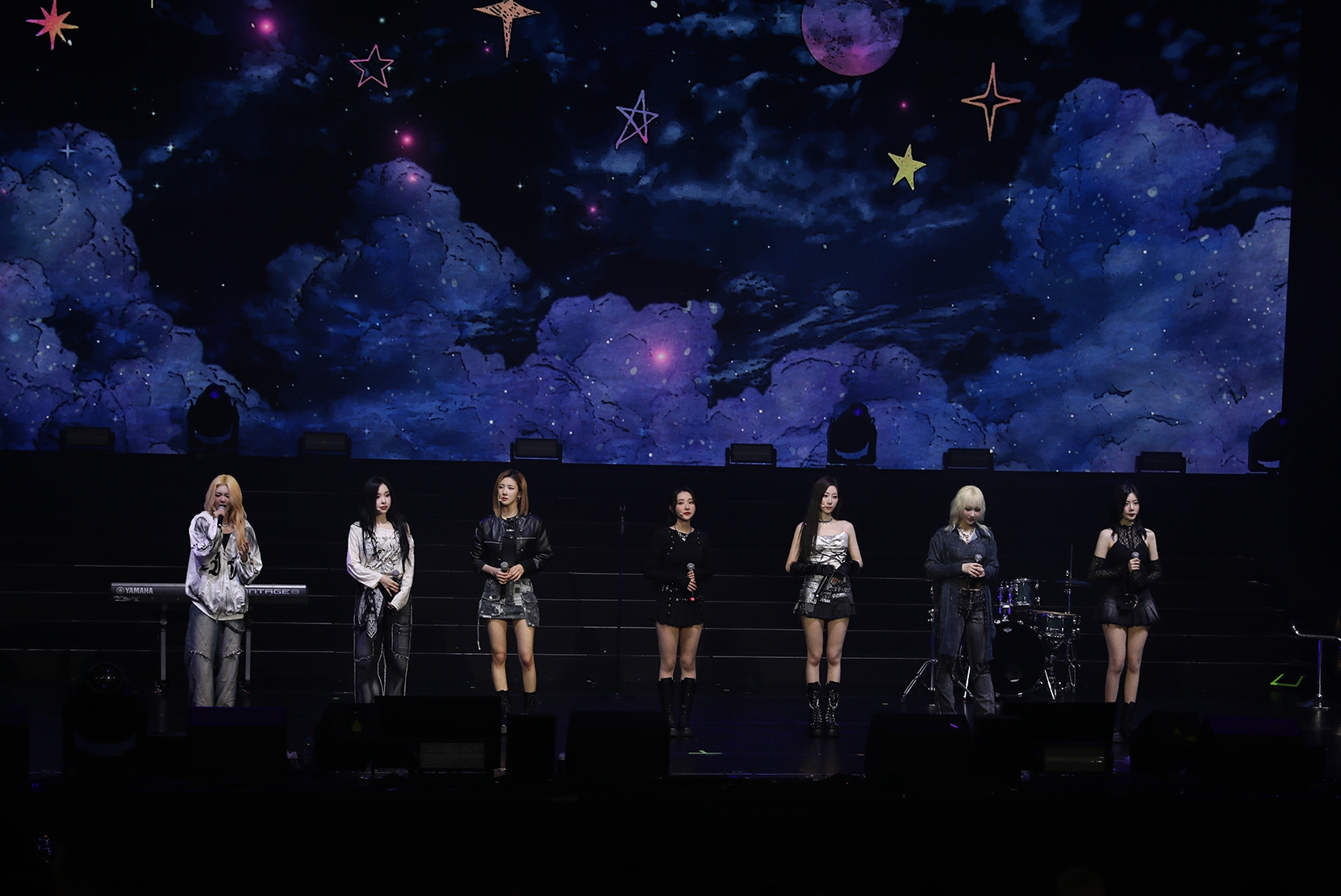 Girl group Dreamcatcher during its concert in Macau on March 2 [DREAMCATCHER COMPANY]