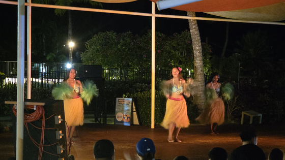 A night show at the Pacific Islands Club (PIC) Saipan on March 8 [YOON SO-YEON]