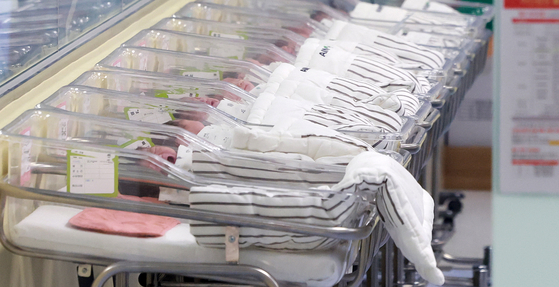 Newborn babies at a hospital in Incheon on Feb. 26 [NEWS1]