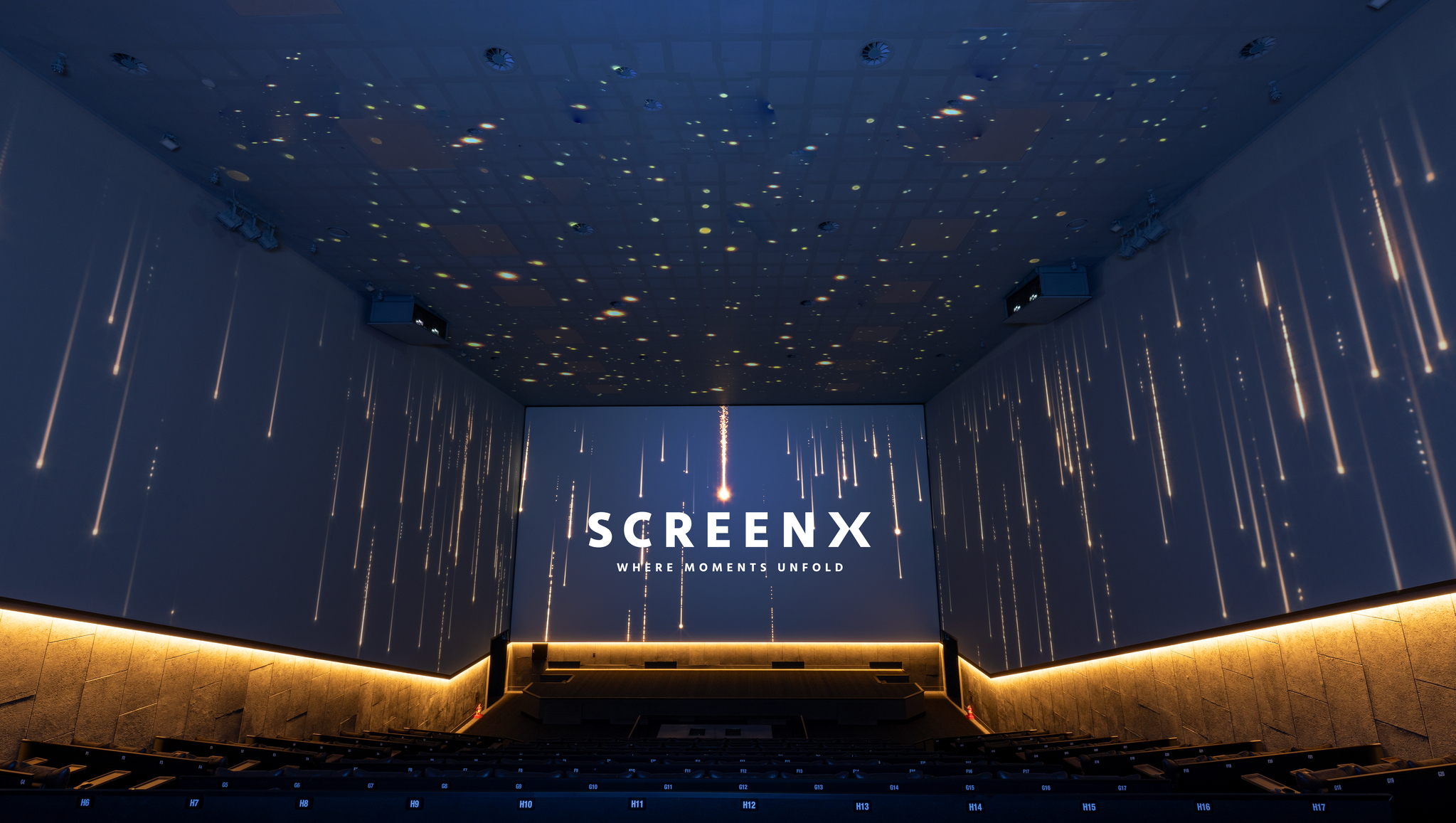 The inside of the new four-screen ScreenX theater in CGV Yongsan in central Seoul [CGV]