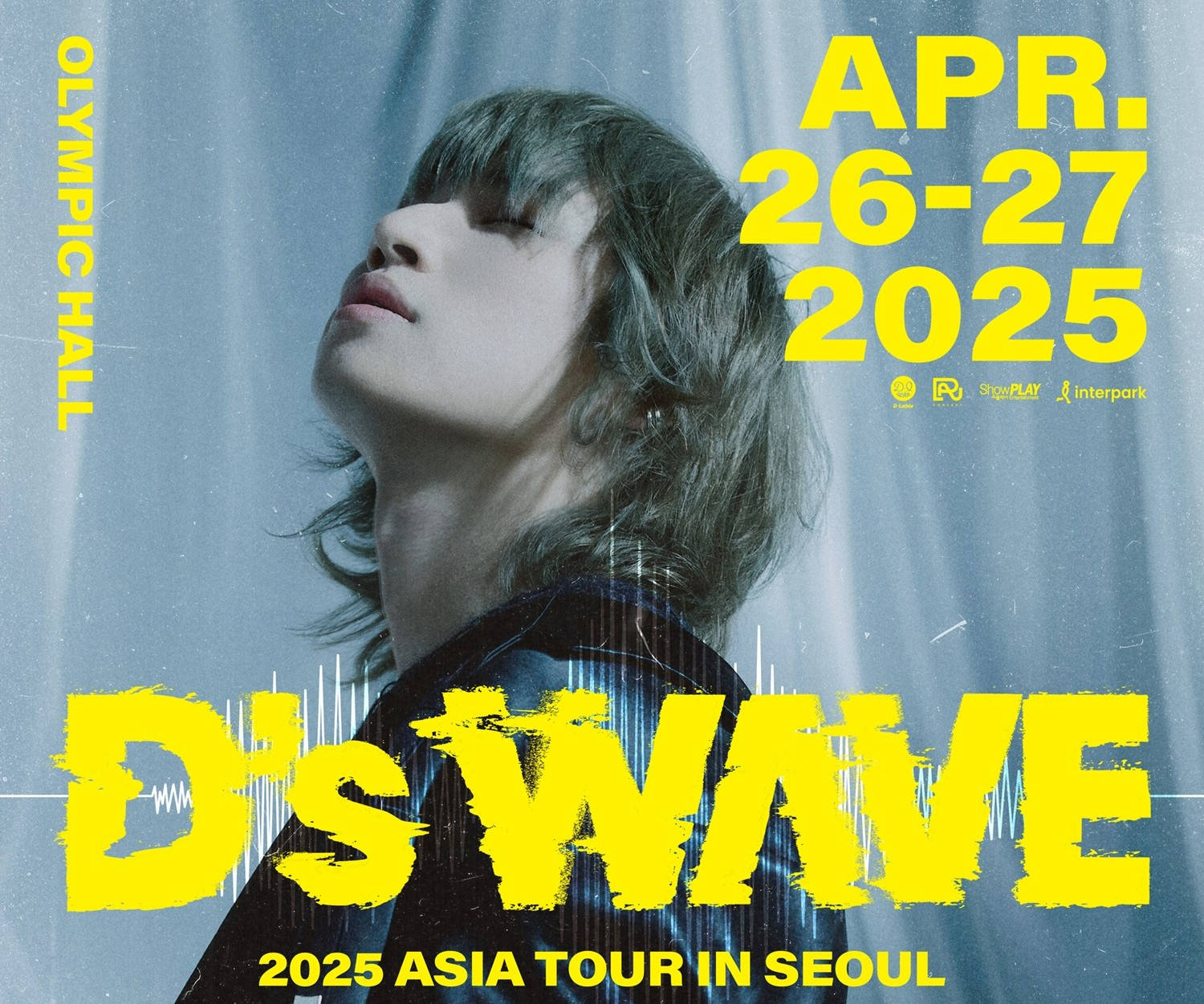 Singer Daesung in an official poster for his upcoming Asian tour “D’s WAVE” [RND COMPANY]