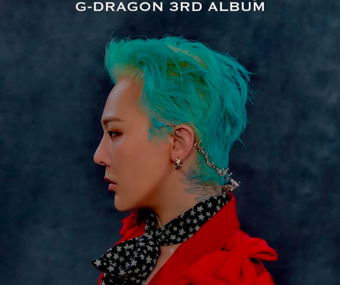 A promotional poster for G-Dragon's third full length album “Übermensch" [GALAXY CORPORATION]