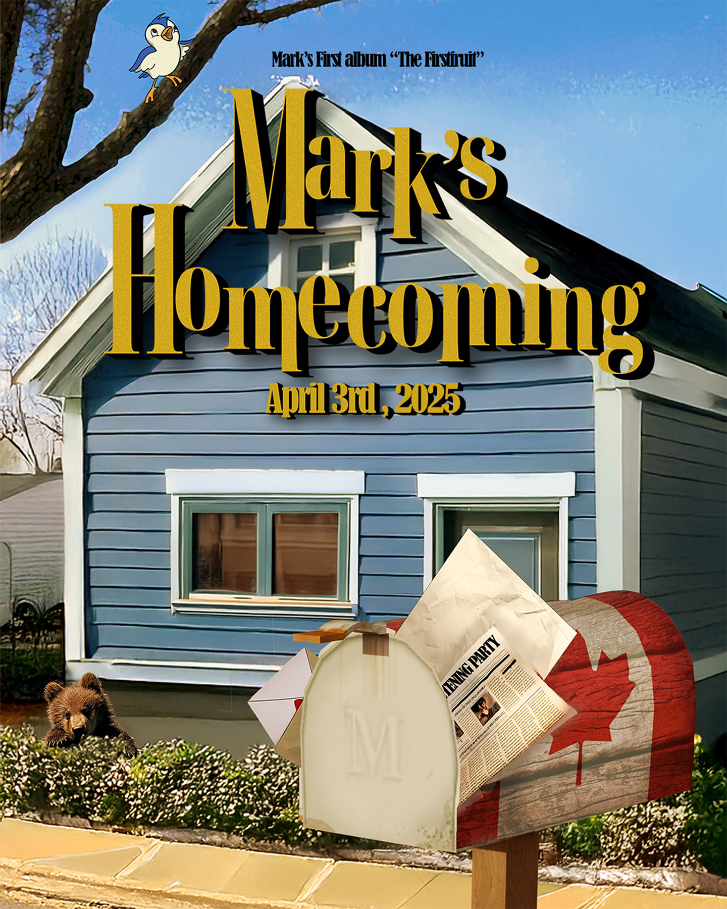 Poster of boy band NCT member Mark's private listening party [SM ENTERTAINMENT]