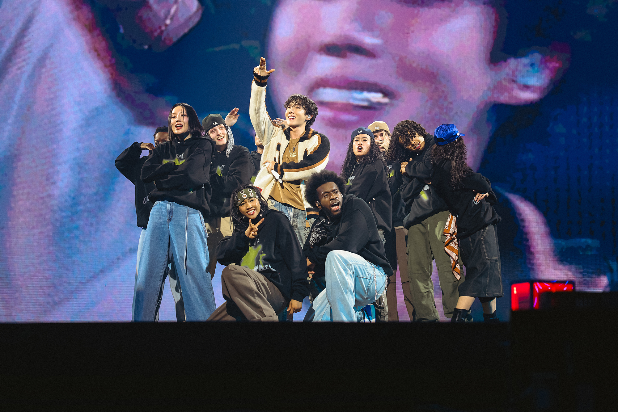 J-Hope performs at the KSPO Dome in southern Seoul for the domestic leg of his “Hope On The Stage″ tour, which ran from Feb. 28 to March 2. [BIGHIT MUSIC]