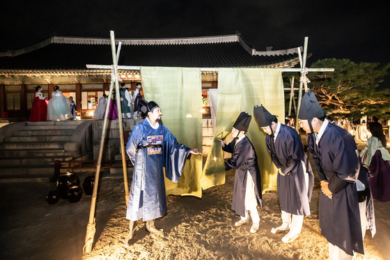 A scene from last year's K-Culture Royal Festival at Deoksu Palace in Jung District, central Seoul [KOREA HERITAGE AGENCY]