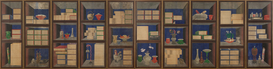 ″Bookshelves″ (19th century) by Yi Taek-gyun [AMOREPACIFIC MUSEUM OF ART]