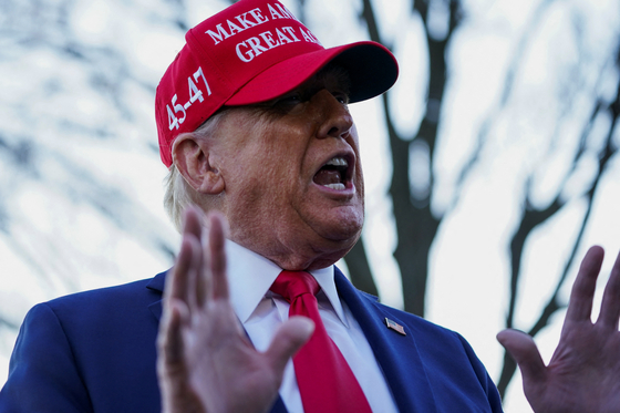 U.S. President Donald Trump [REUTERS/YONHAP]