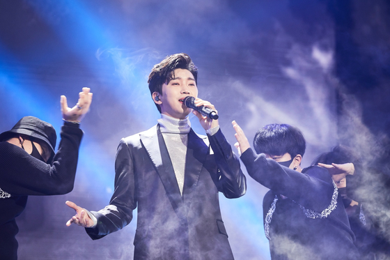 Trot singer Lim Young-woong performs at MBC Gayo Daejejeon in 2020. [MBC] 