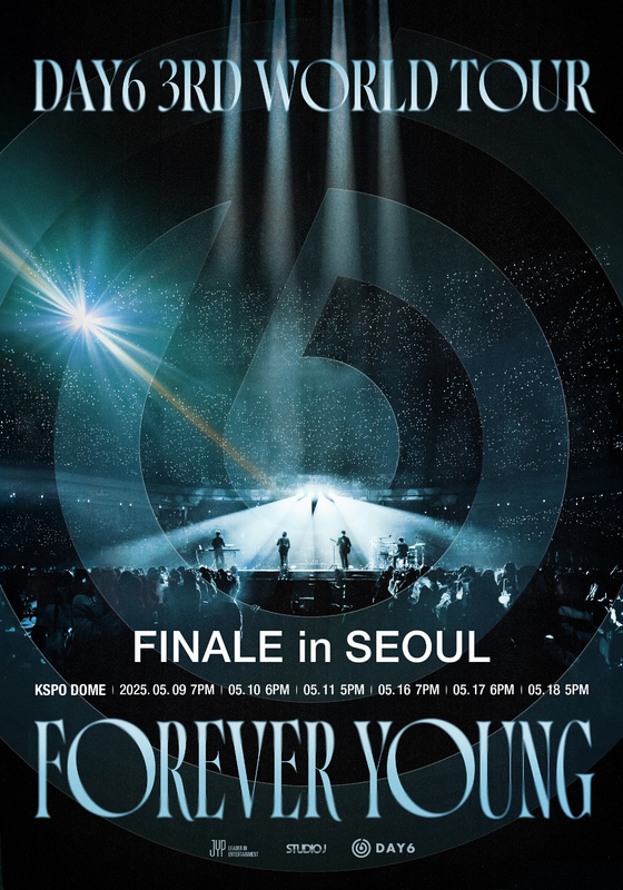 Rock band DAY6 ″Forever Young″ finale concert poster [JYP ENTERTAINMENT]