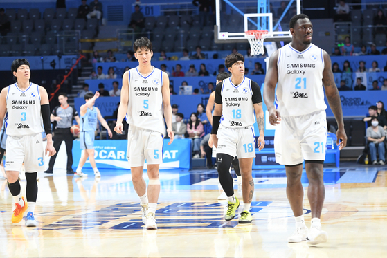 The Seoul Samsung Thunders are close to finishing the 2024-25 KBL season in last place. [KBL] 