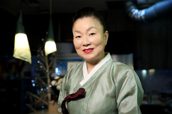 Chef Kim Mi-ryung poses for a photo at a restaurant in northern Seoul on Oct. 21, 2024. [NEWS1] 
