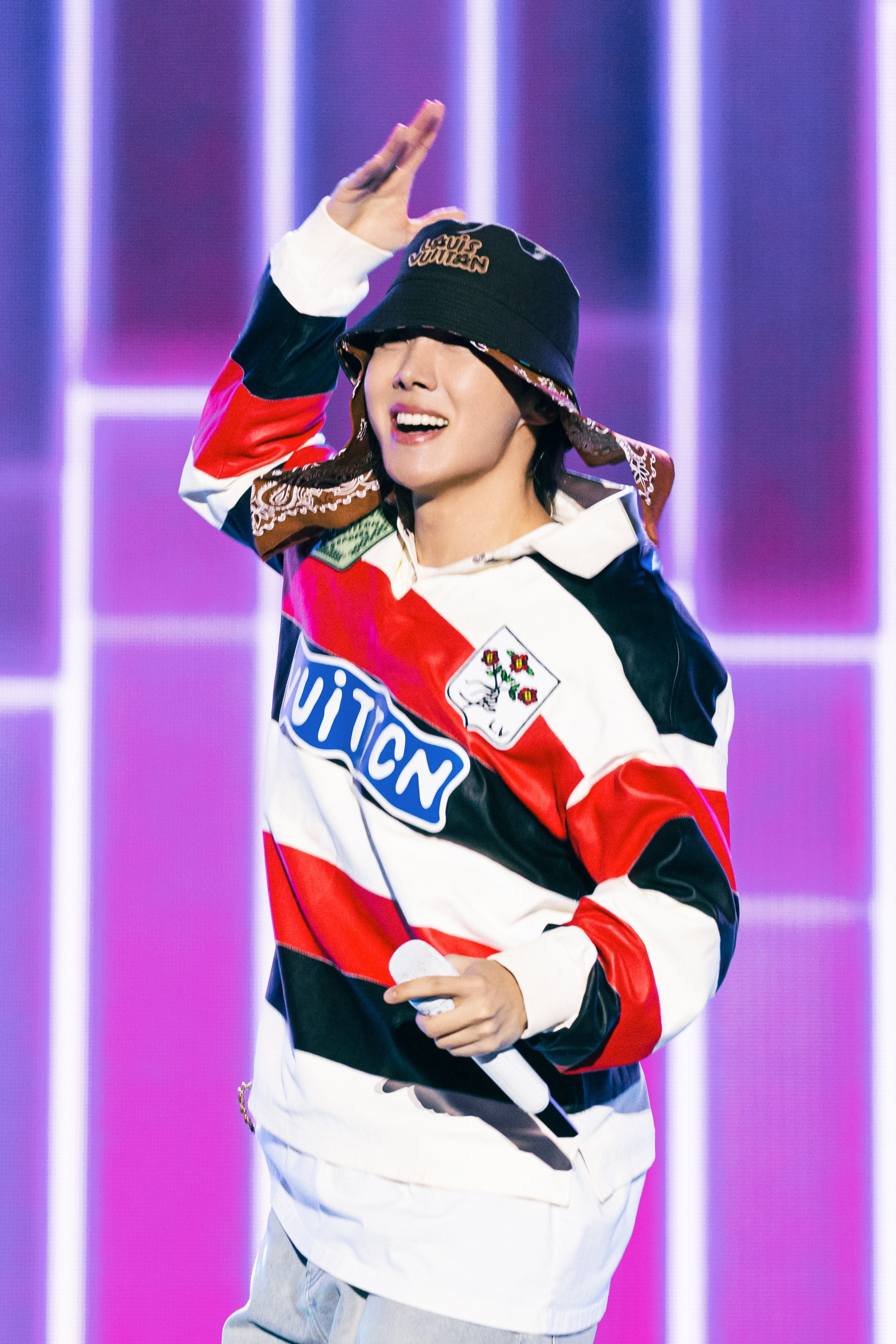 J-Hope of boy band BTS during his ″Hope on the Stage″ world tour [BIGHIT MUSIC]