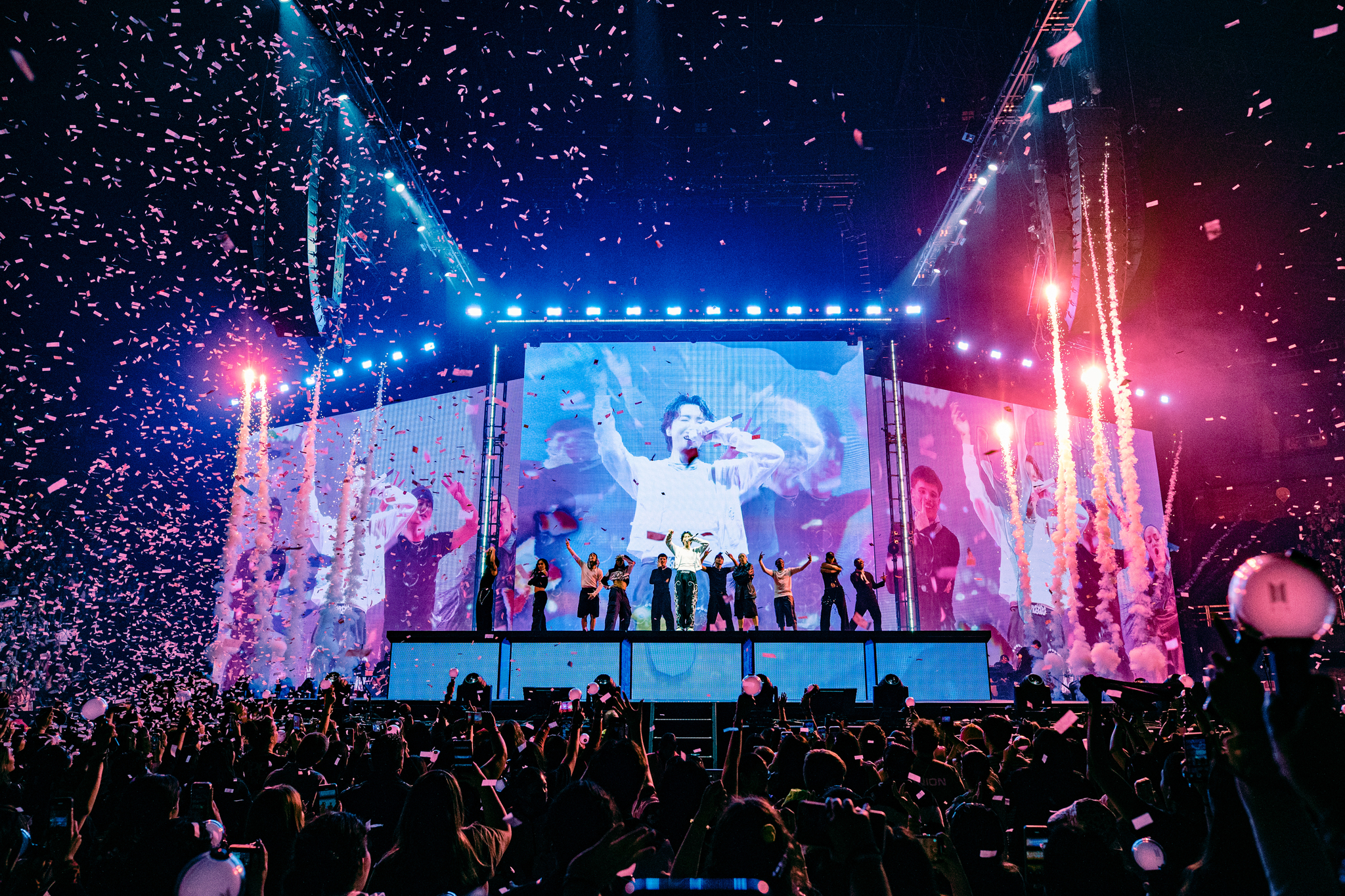 J-Hope of boy band BTS during his ″Hope on the Stage″ world tour [BIGHIT MUSIC]