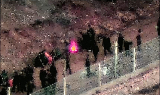 A picture of North Korean soldiers disclosed by the Joint Chiefs of Staff on Dec. 23, 2024 [JOINT CHIEFS OF STAFF]