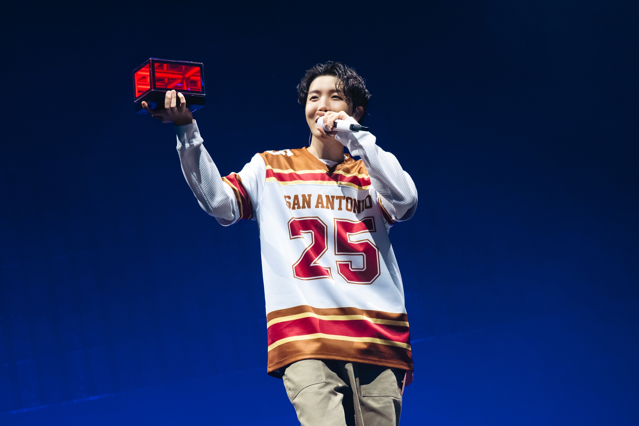 J-Hope of boy band BTS during his ″Hope on the Stage″ world tour [BIGHIT MUSIC]