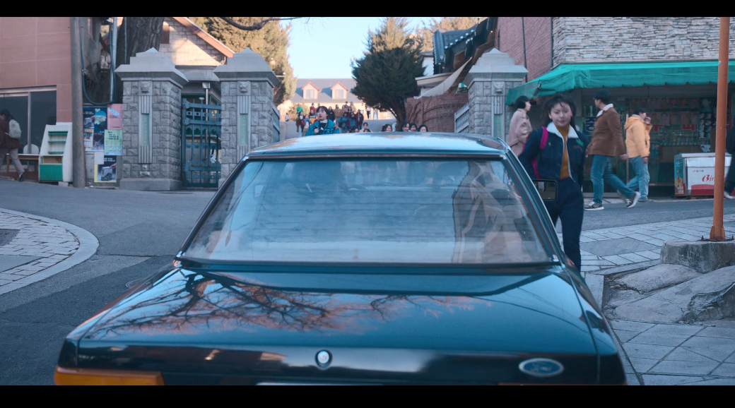 The school scene where Jenny gets in a car to head home for a private tutoring session with Geum-myeong was shot in front of the gate at Joong Ang High School in central Seoul. [NETFLIX]