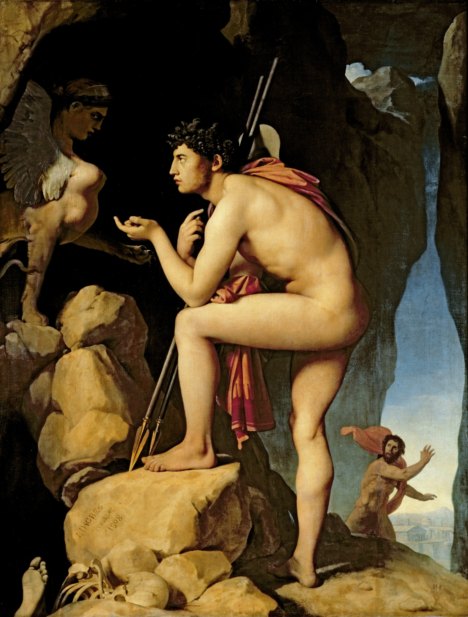 ″Oedipus and the Sphinx″ by Jean-Auguste-Dominique Ingres. 
